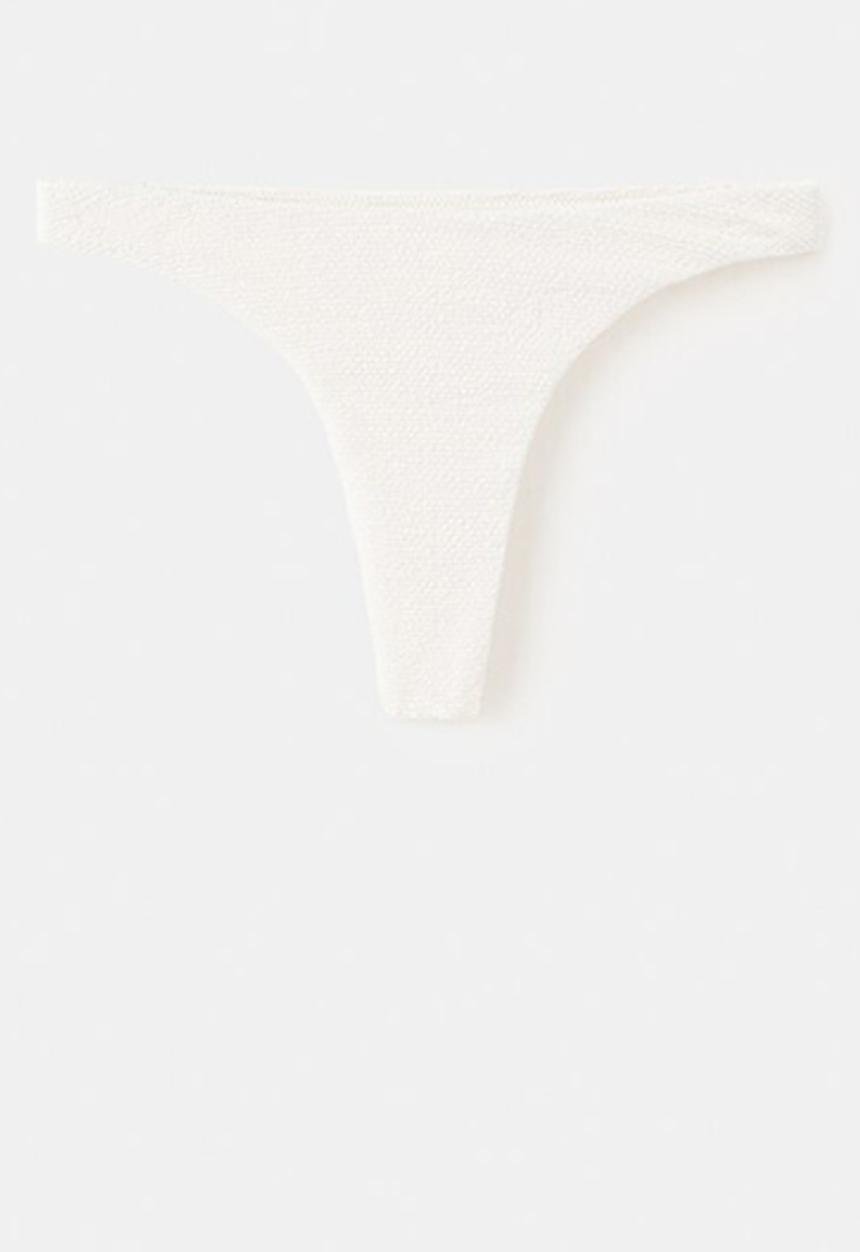 MANGO - Bikini pantie lesbos- light beige