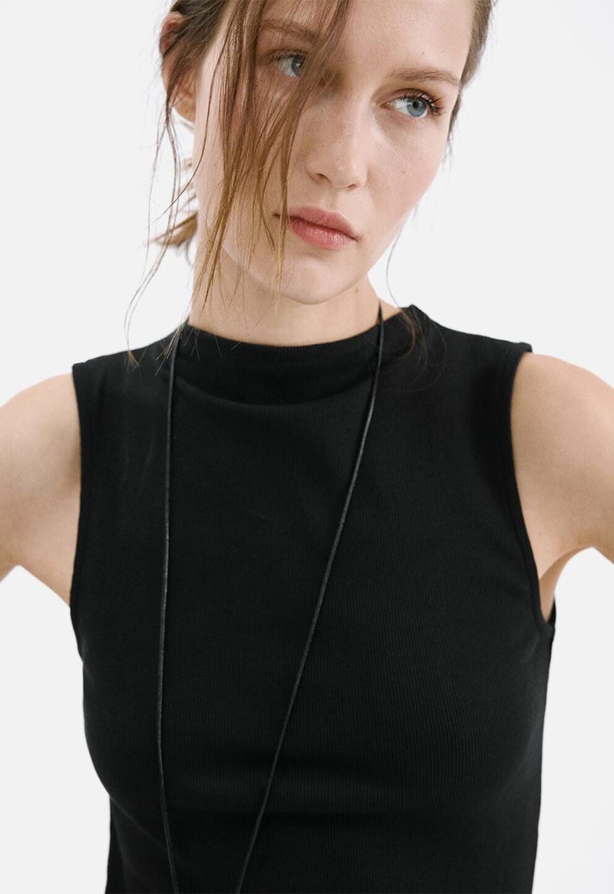 MANGO - Dress valvin - black