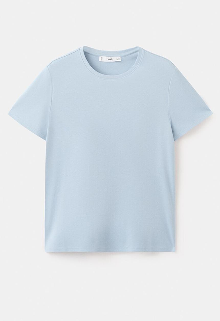 MANGO - Plus t-shirt riti - light/pastel blue