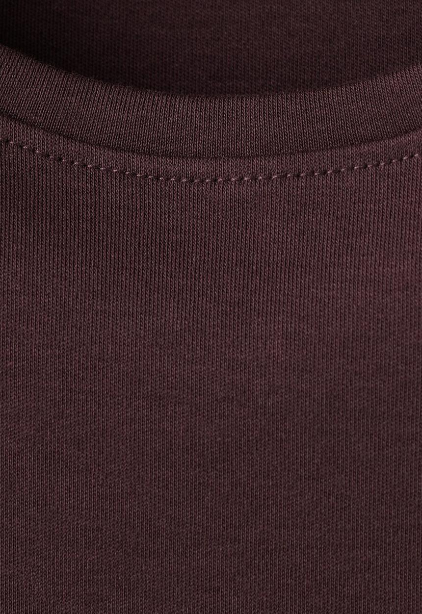 MANGO - T-shirt riti - dark red