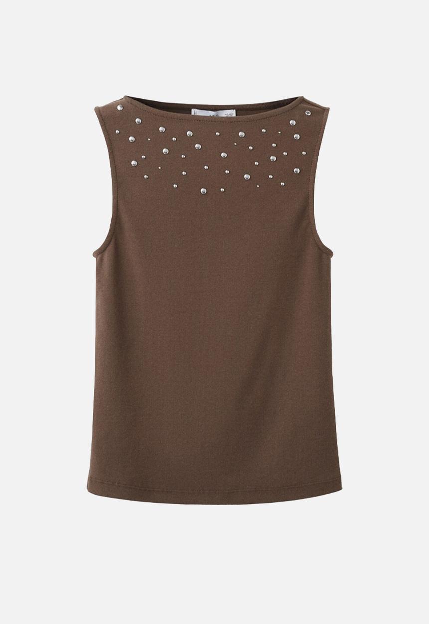 MANGO - Top hex - light/pastel brown