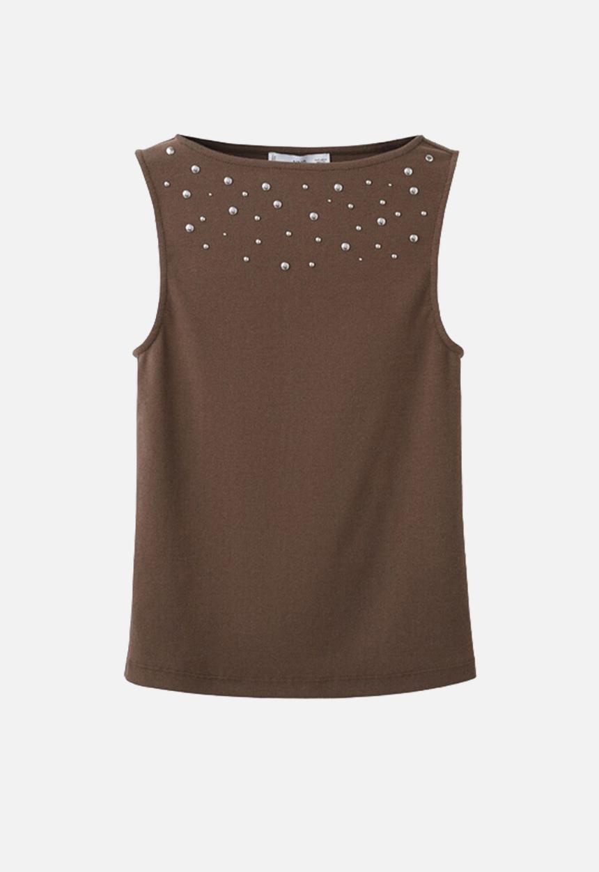 MANGO - Top hex - light/pastel brown