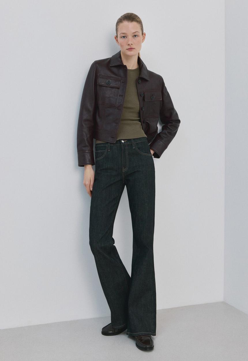 MANGO - Top boni - khaki