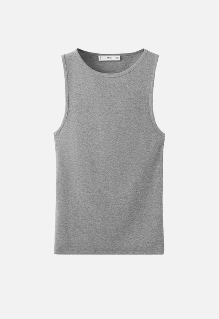 MANGO - Top boni - medium gray