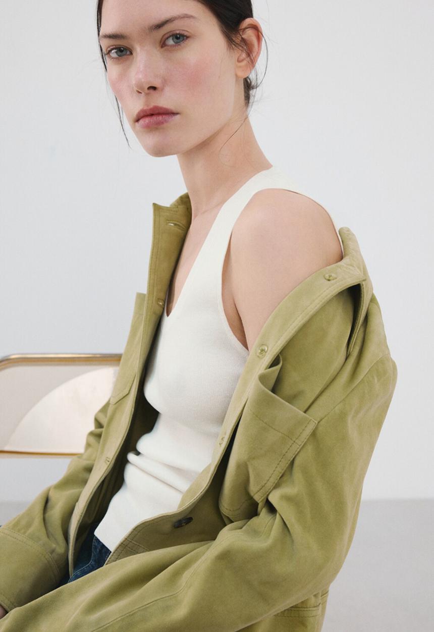 MANGO - Top marx - light beige
