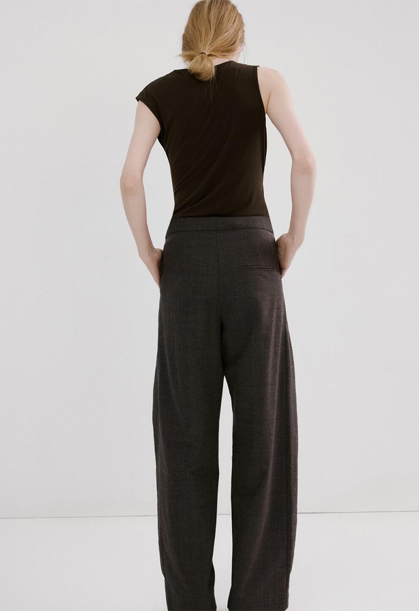 MANGO - Top milena - brown
