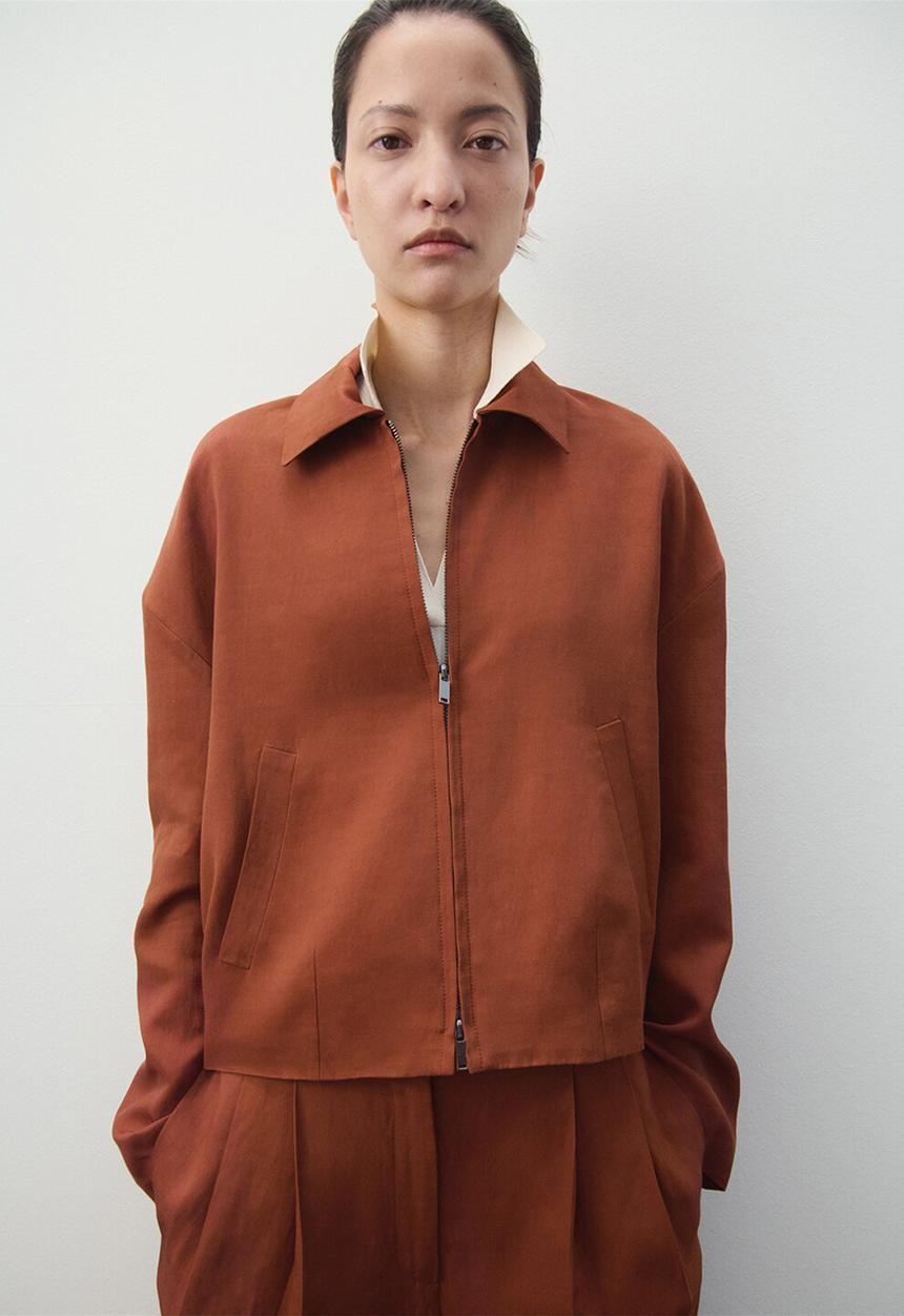 MANGO - Jacket vbbargan - rust/copper