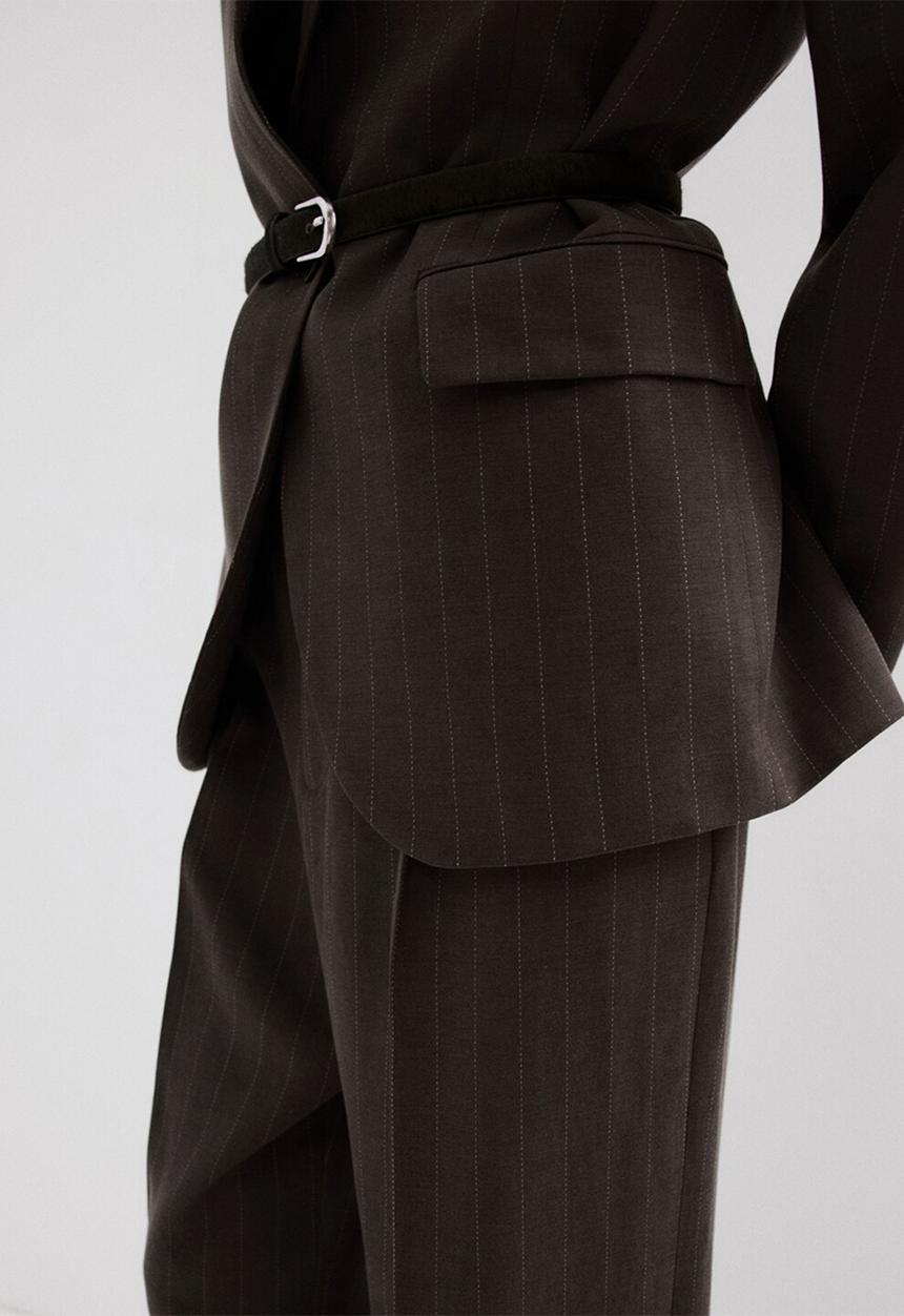 MANGO - Trousers vbbali - dark brown
