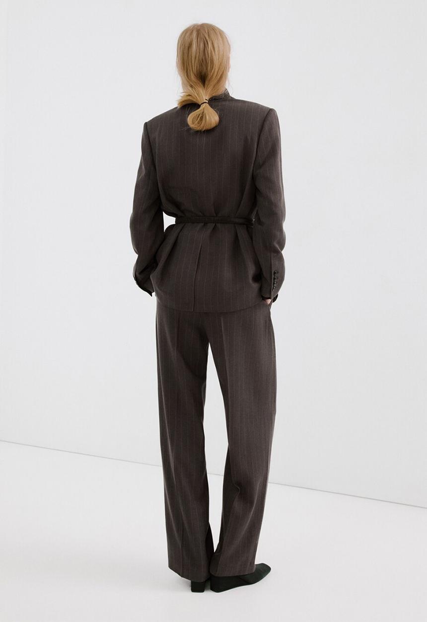MANGO - Trousers vbbali - dark brown