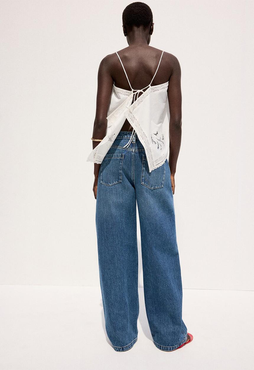 MANGO - Jeans clemence - open blue