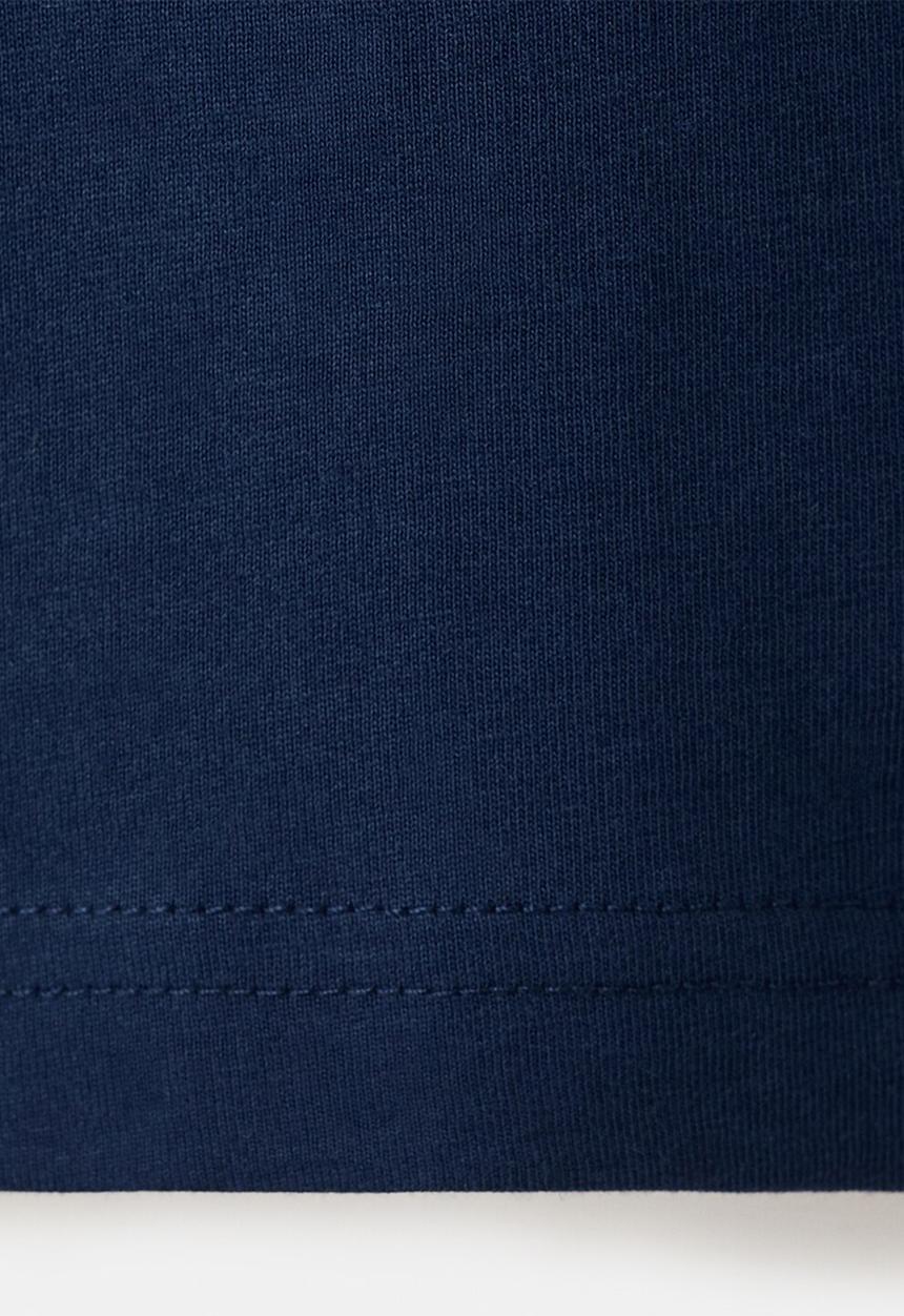 MANGO - T-shirt chalspi - navy