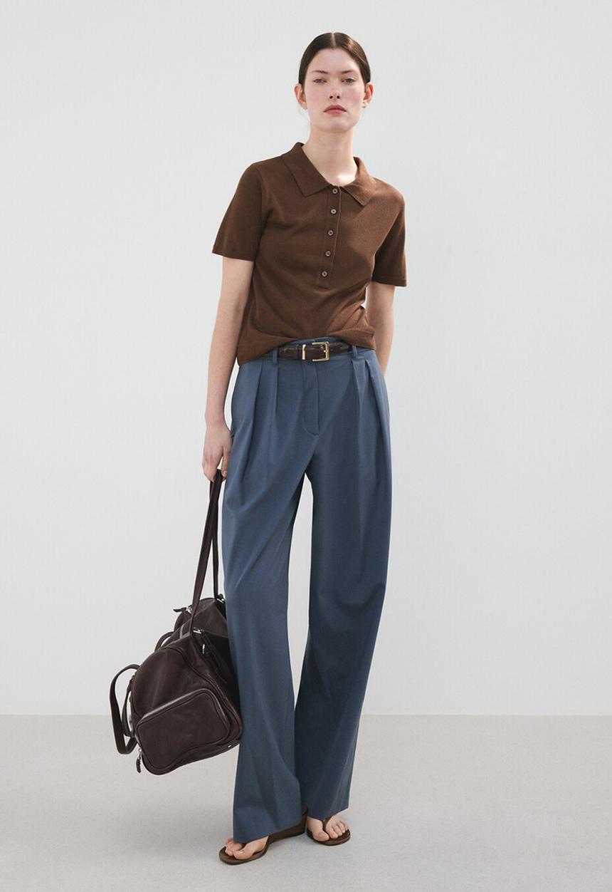 MANGO - Sweater tencyp - dark brown
