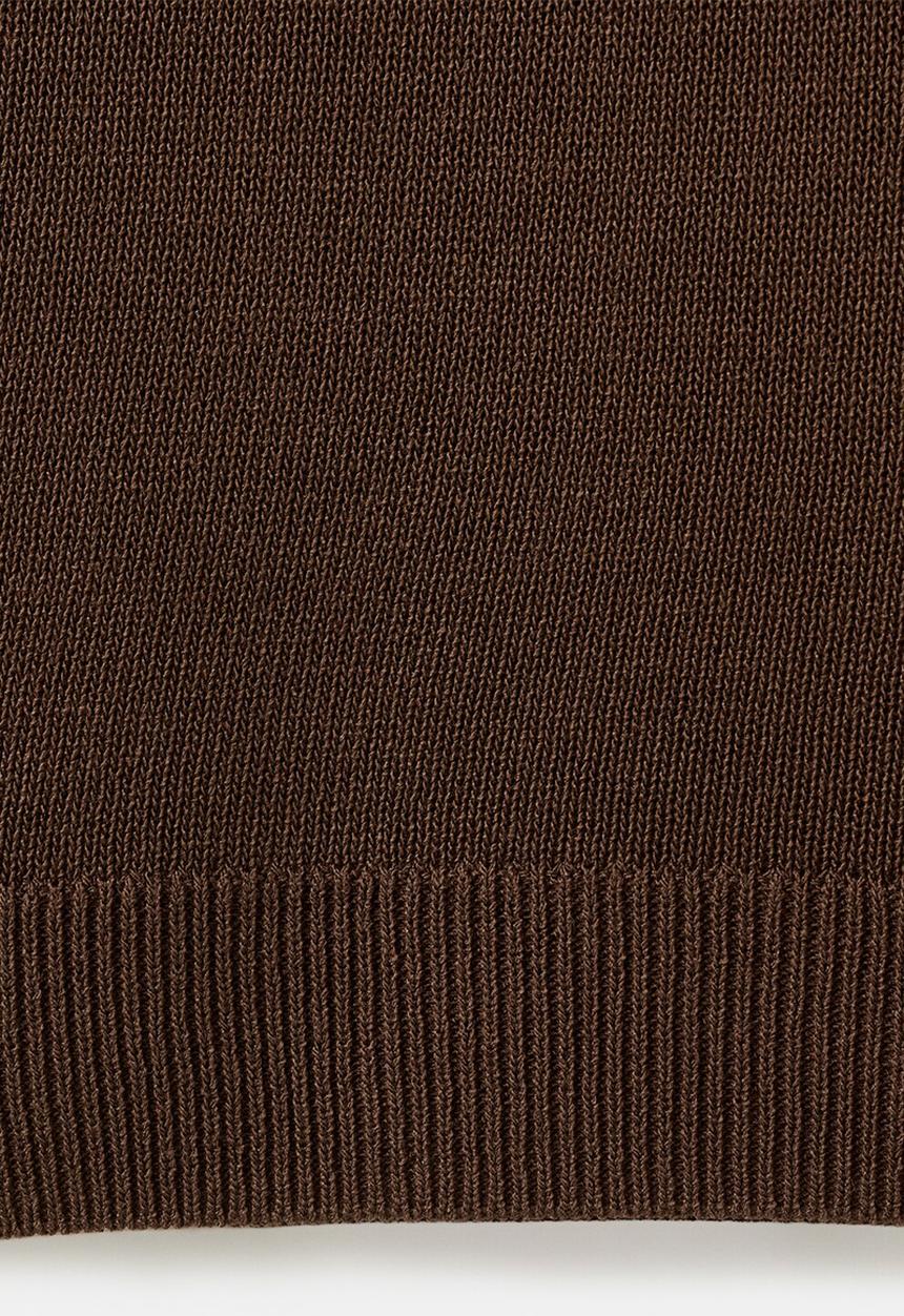 MANGO - Sweater tencyp - dark brown