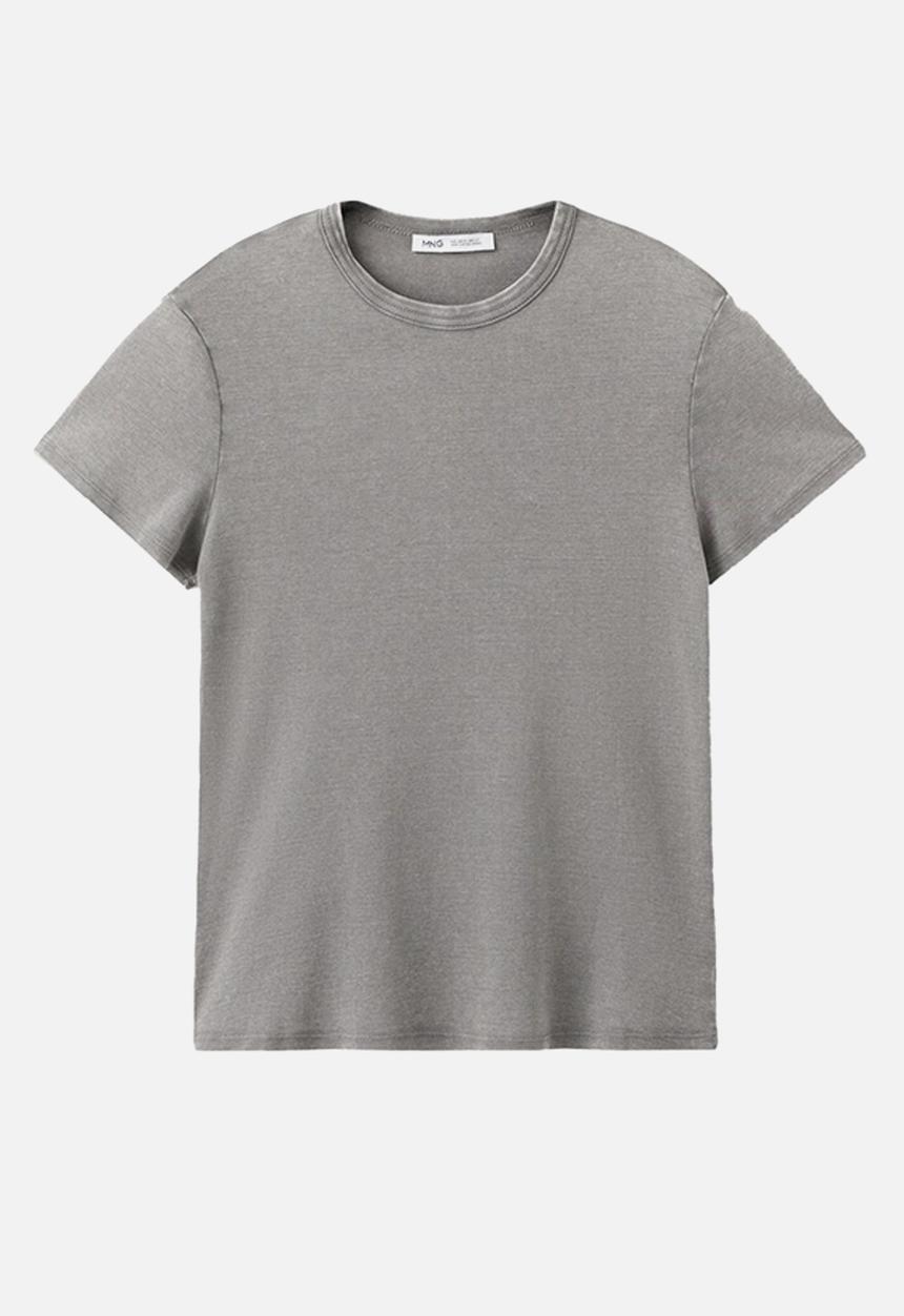 MANGO - T-shirt axel - gray