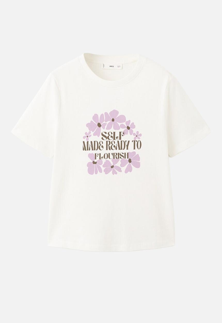 MANGO - T-shirt ilustra - medium purple