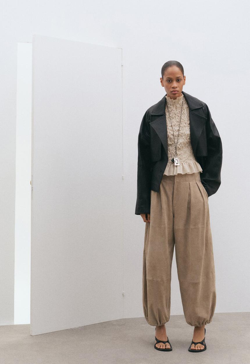 MANGO - Top nube - light beige