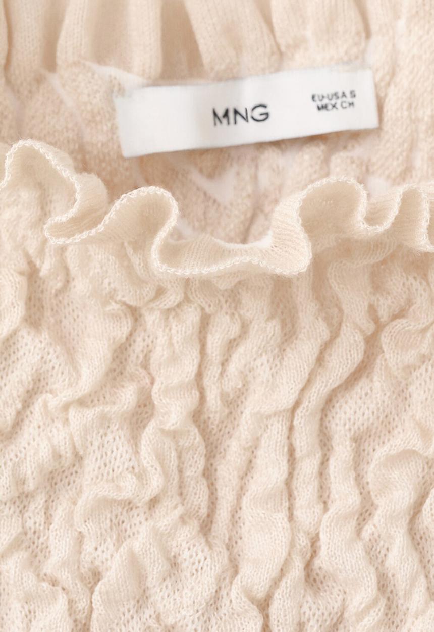MANGO - Top nube - light beige