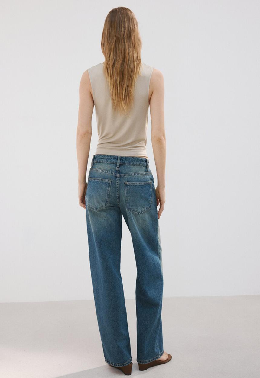 MANGO - Jeans dulce - open blue