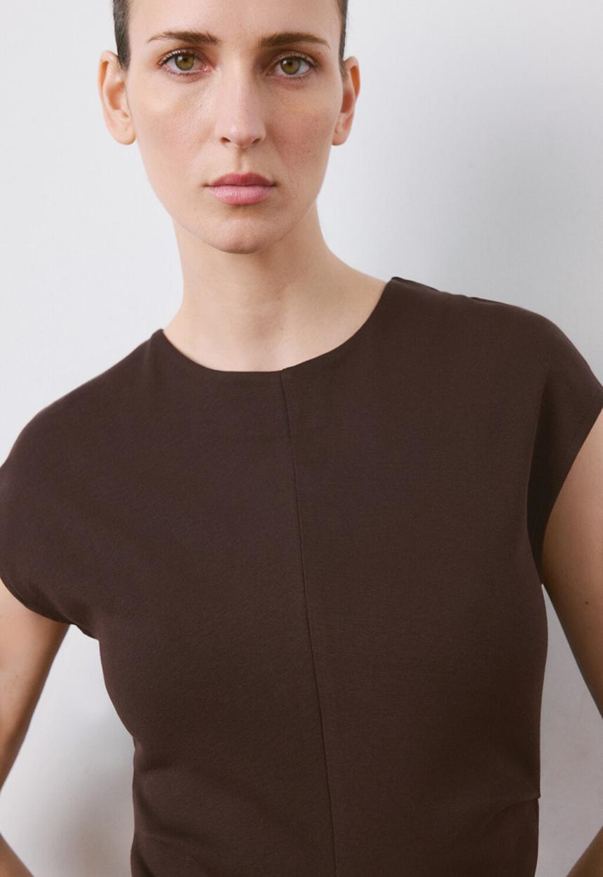 MANGO - Dress carroti - brown