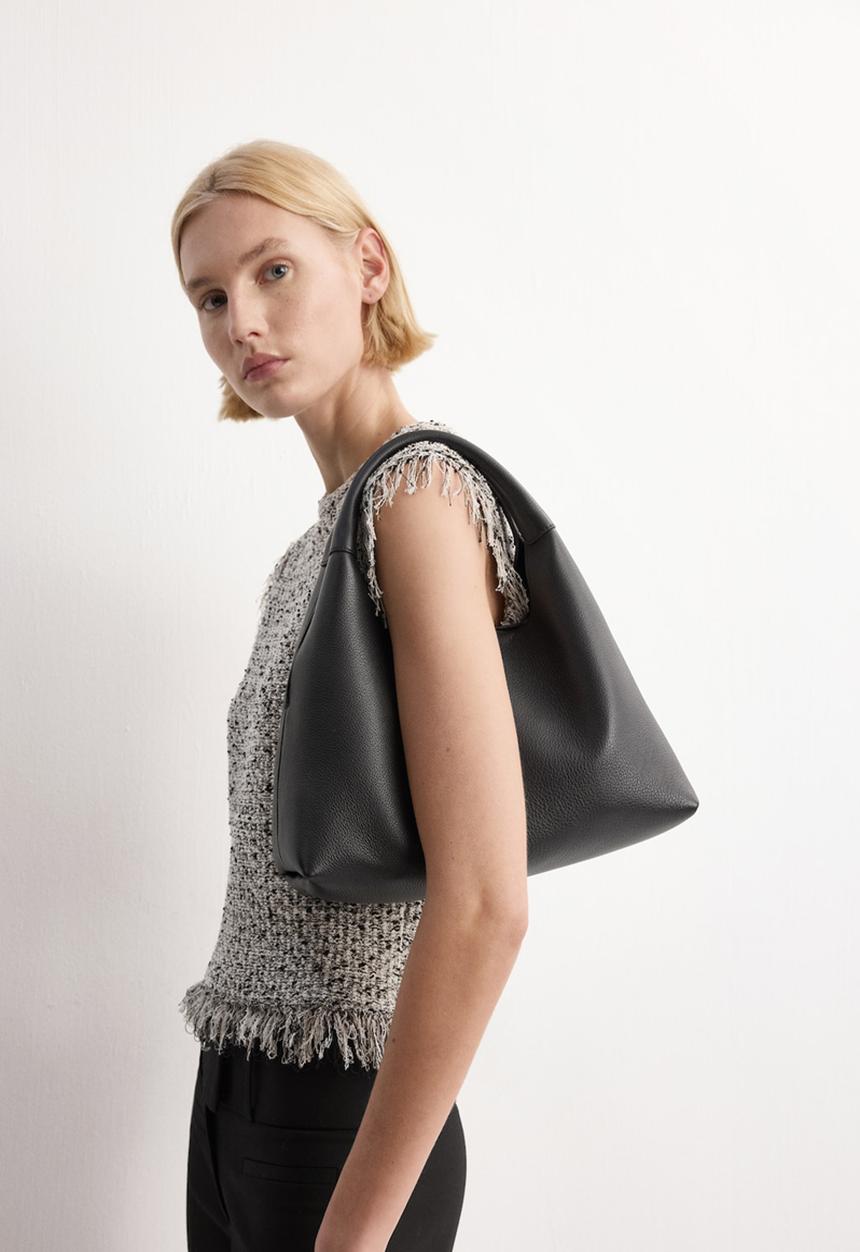 MANGO - Top flequis - black