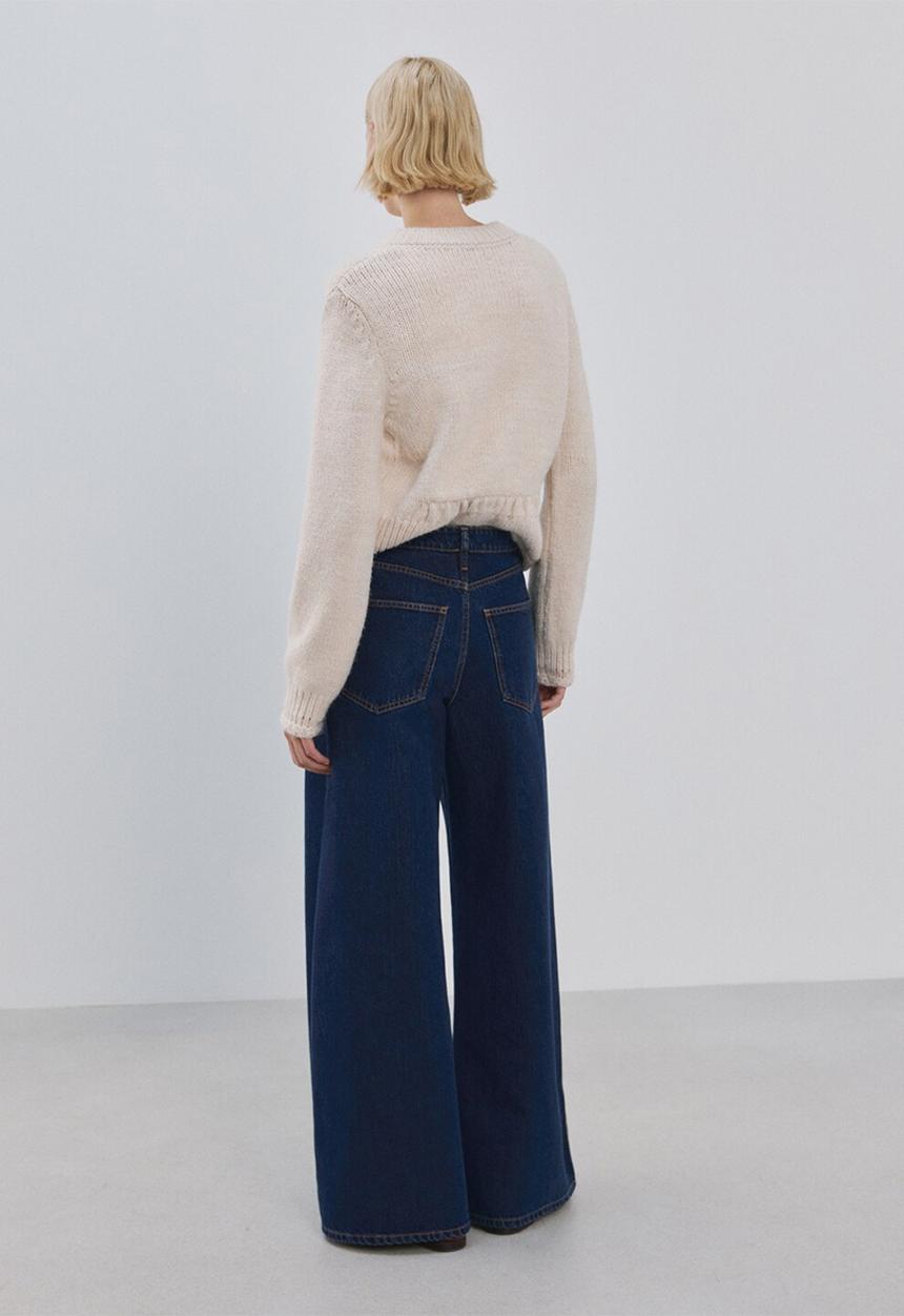 MANGO - Jeans iris- open blue
