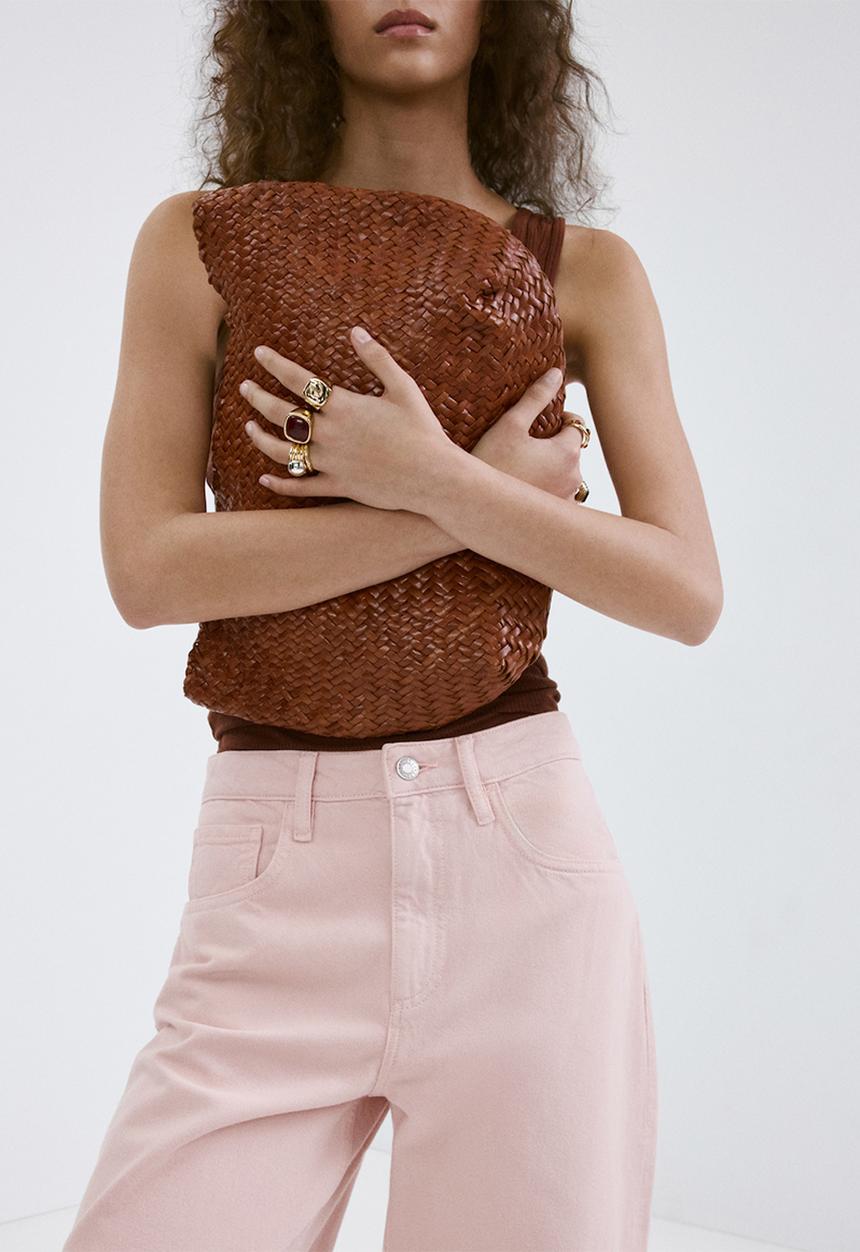 MANGO - Jeans bet- pink