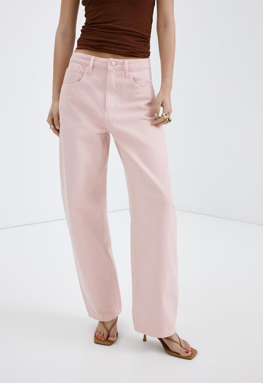 MANGO - Jeans bet- pink