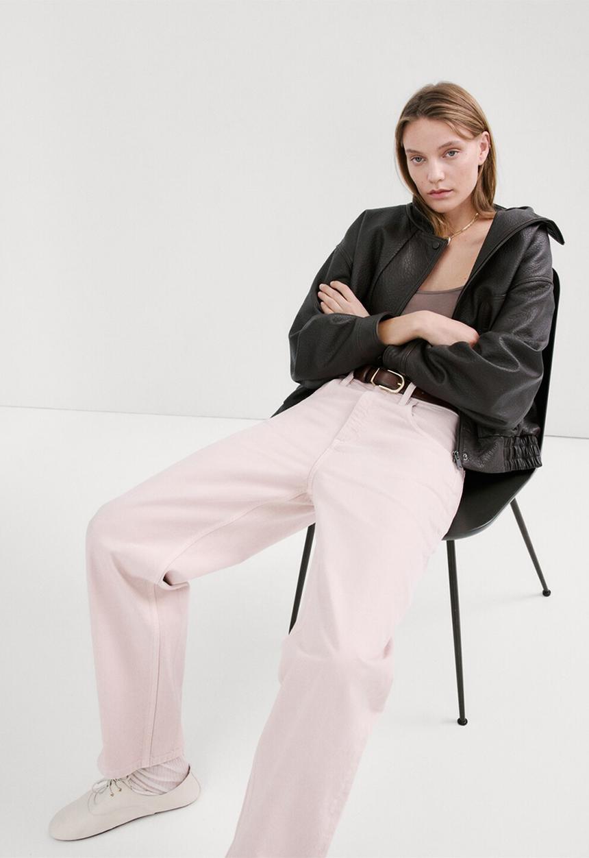 MANGO - Jeans bet- pink