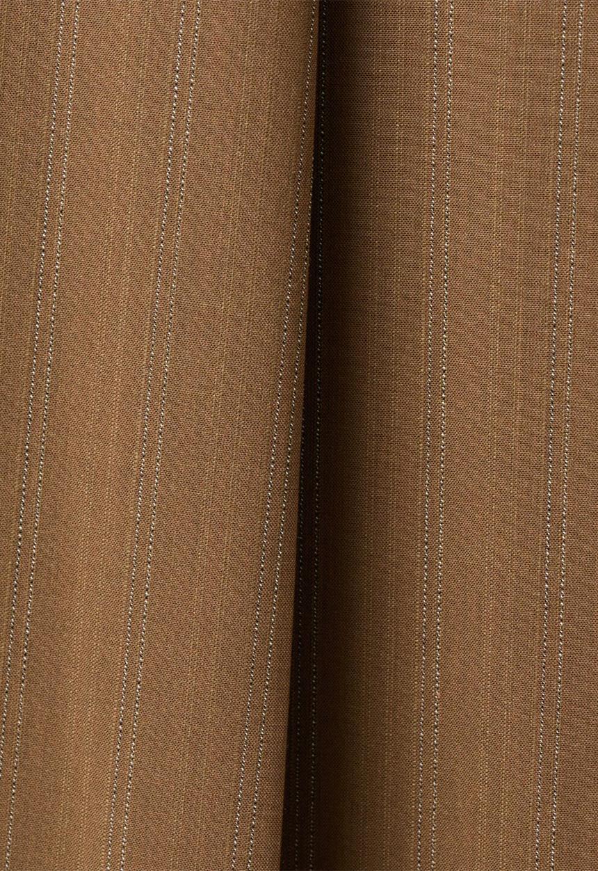 MANGO - Trousers systeck- dark brown