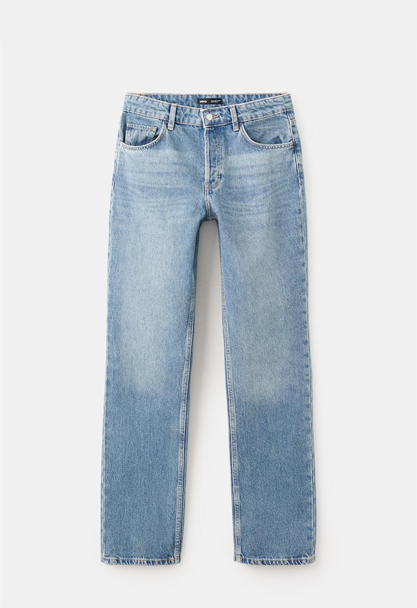 MANGO - Jeans lacy - open blue