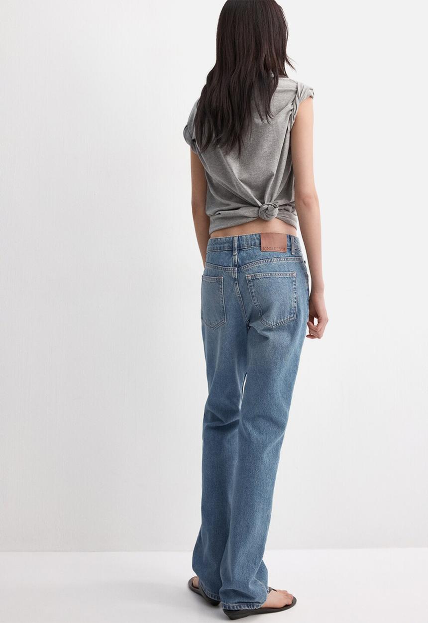MANGO - Jeans lacy - open blue