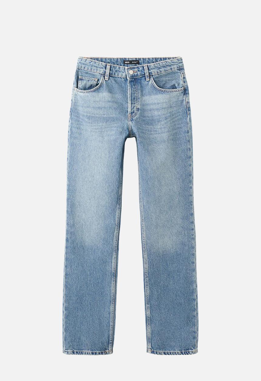 MANGO - Jeans lacy - open blue
