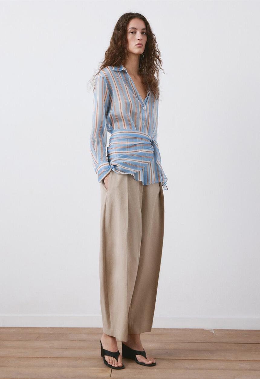MANGO - Shirt pamela - medium blue