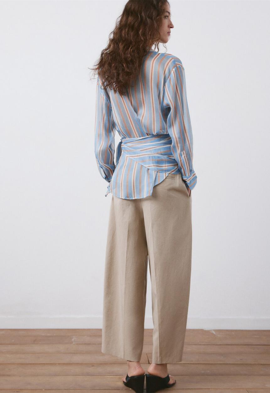 MANGO - Shirt pamela - medium blue