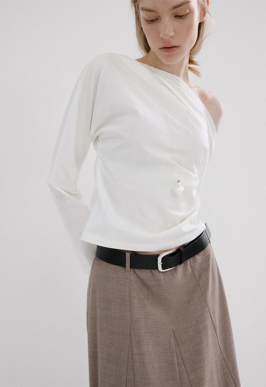 MANGO - Blouse lisamari - natural