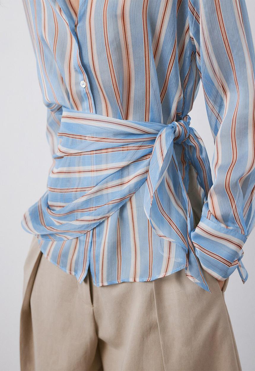 MANGO - Shirt pamela - medium blue