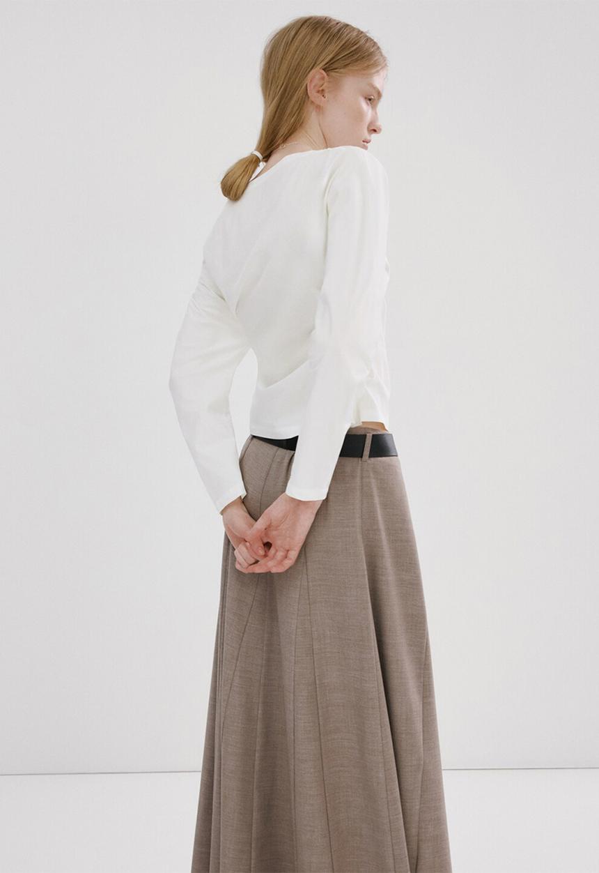 MANGO - Blouse lisamari - natural