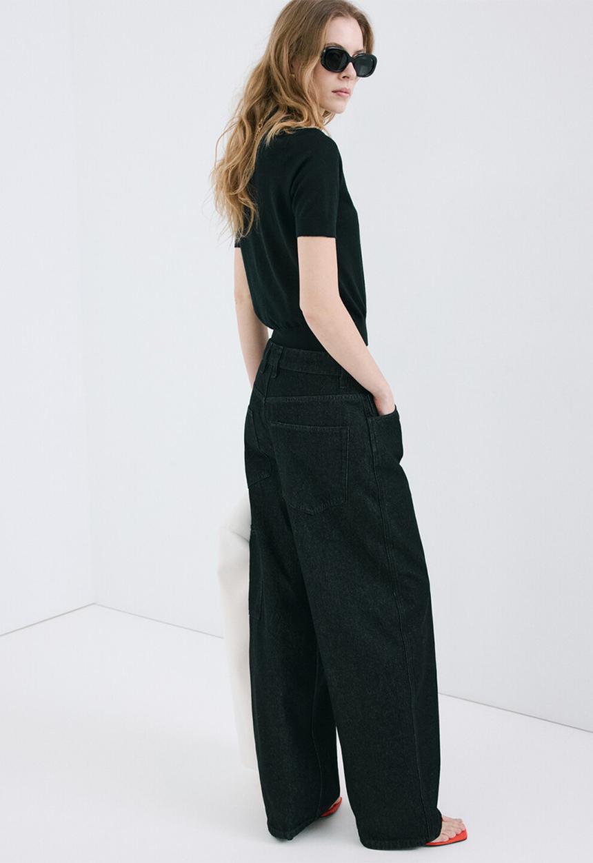 MANGO - Jeans rowan - black