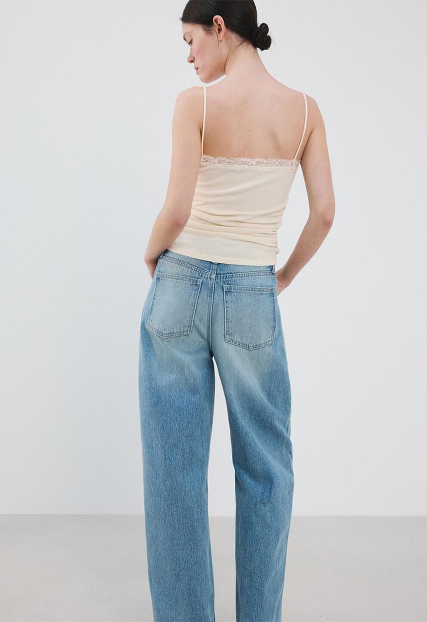 MANGO - Top telma - light/pastel yellow
