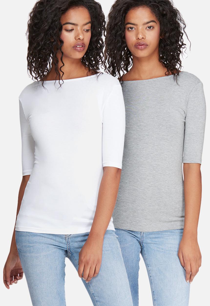 dailyfriday - Scoop back tee - 2 pack