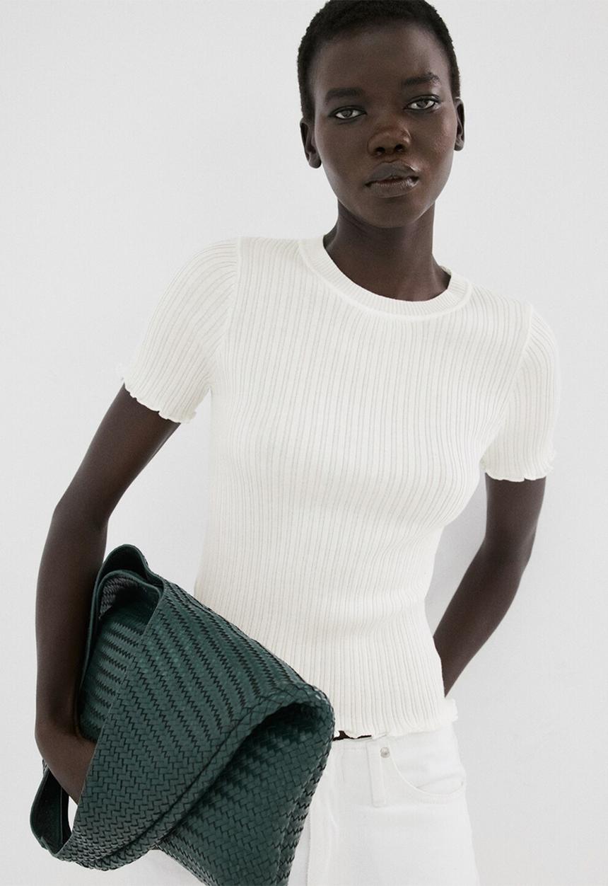 MANGO - Sweater cuprona - light beige
