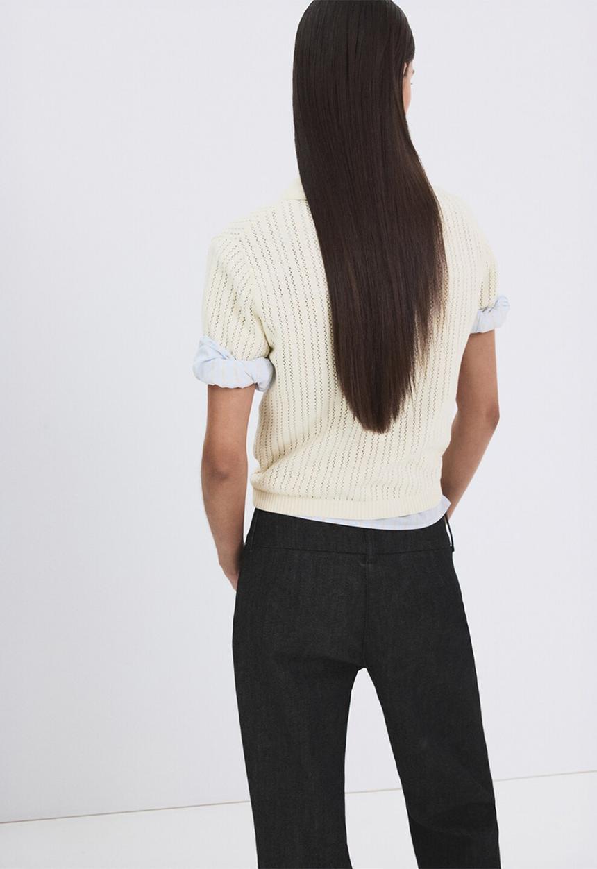 MANGO - Sweater cannoli - light beige