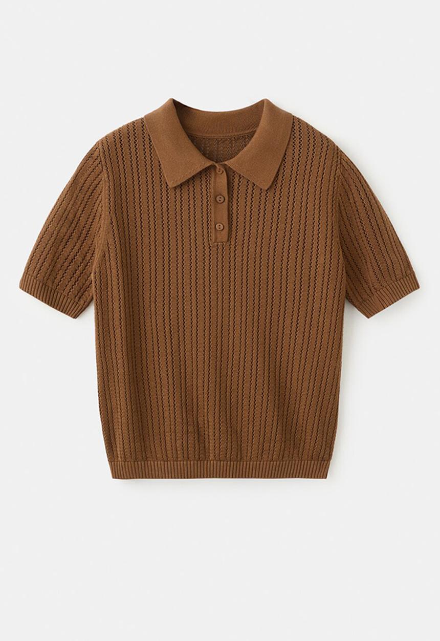 MANGO - Sweater cannoli - dark brown