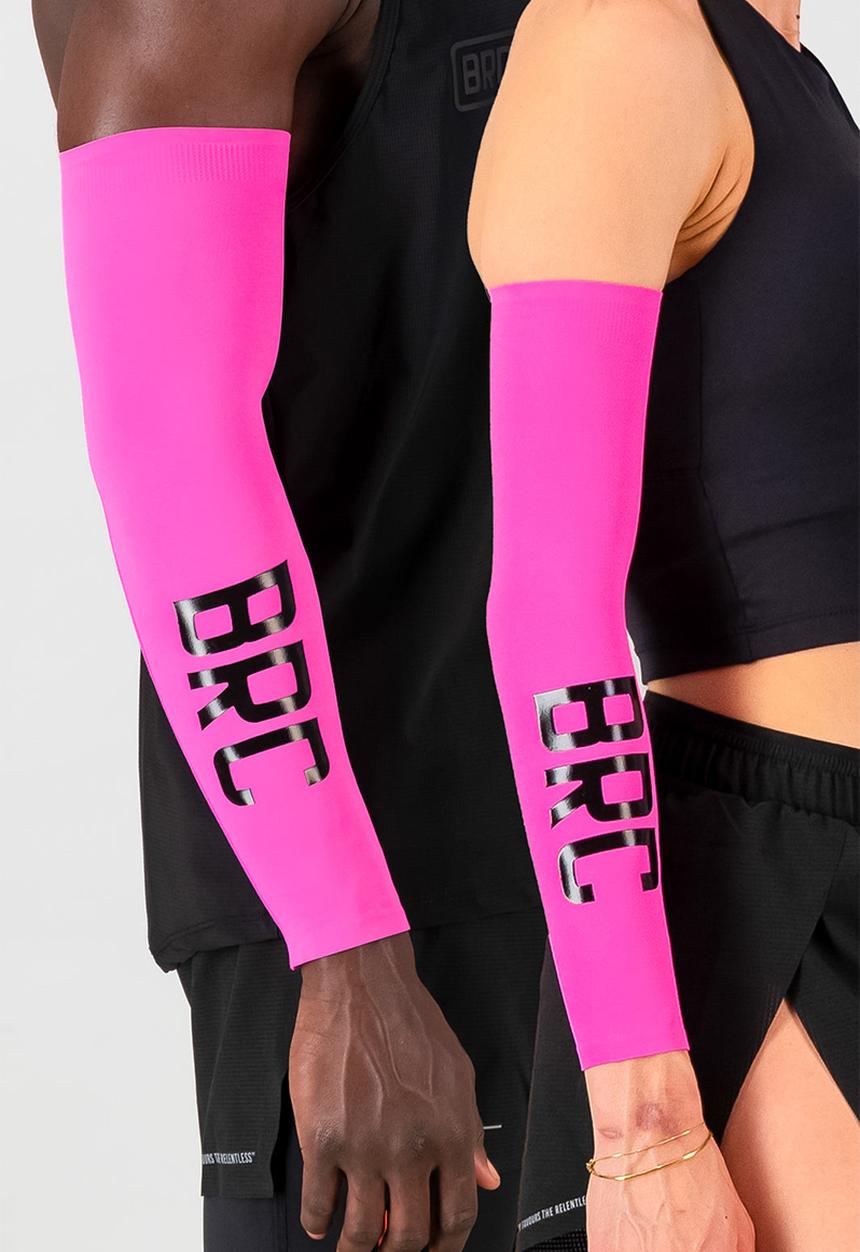 Burnt  - Pro run sleeves - electric pink