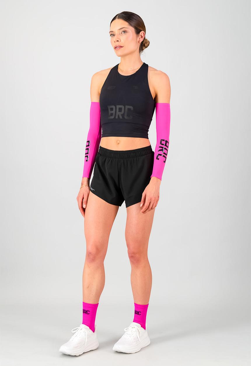 Burnt  - Pro run sleeves - electric pink