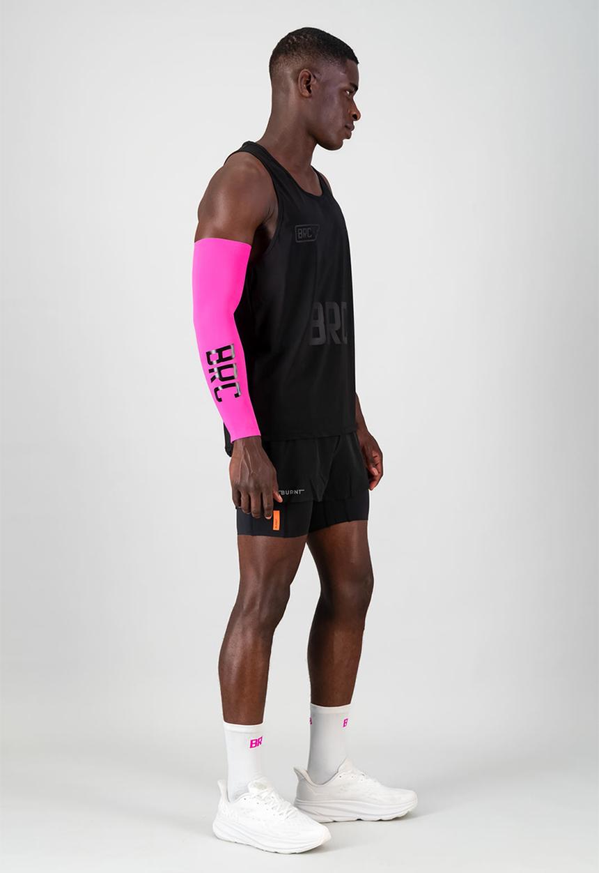 Burnt  - Pro run sleeves - electric pink