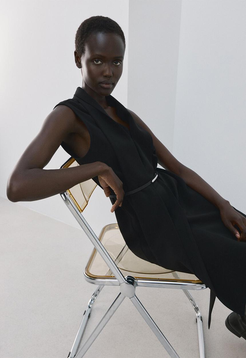 MANGO - Dress eleonora - black