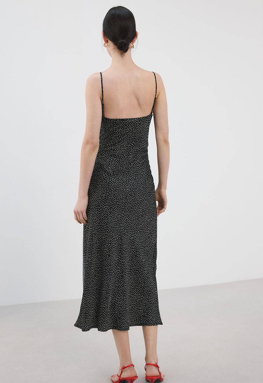 MANGO - Dress silver2 - black