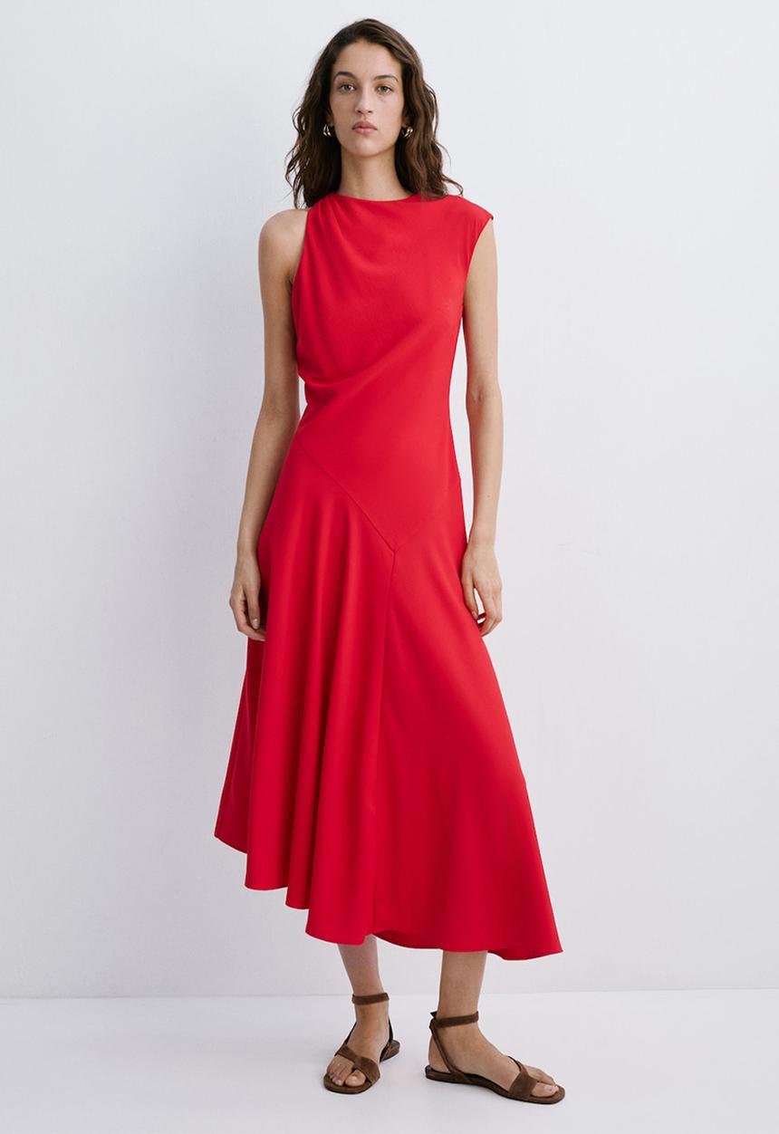 MANGO - Dress taly - red