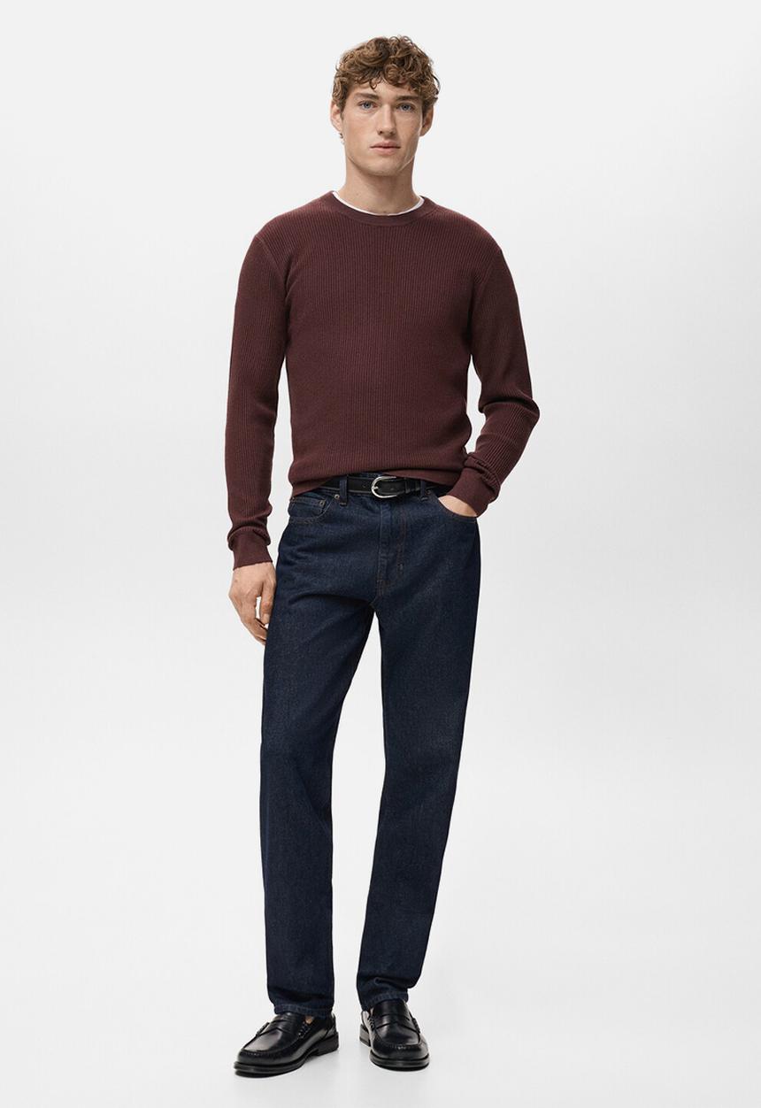 MANGO - Sweater Antigua - Bordeaux